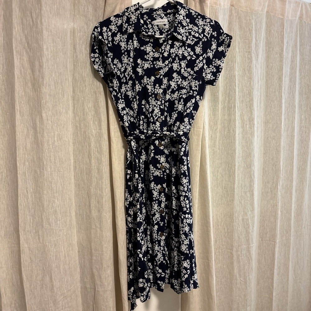 Floral Navy Dress